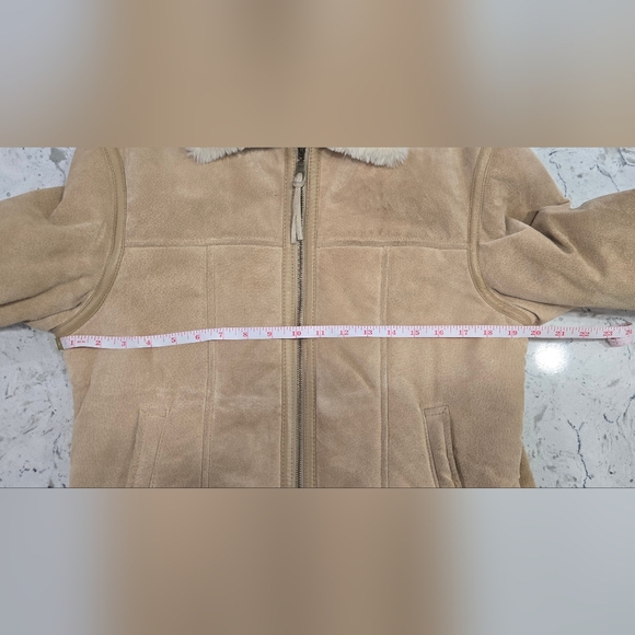 Shebang Suede Leather Jacket - Picture 14 of 14